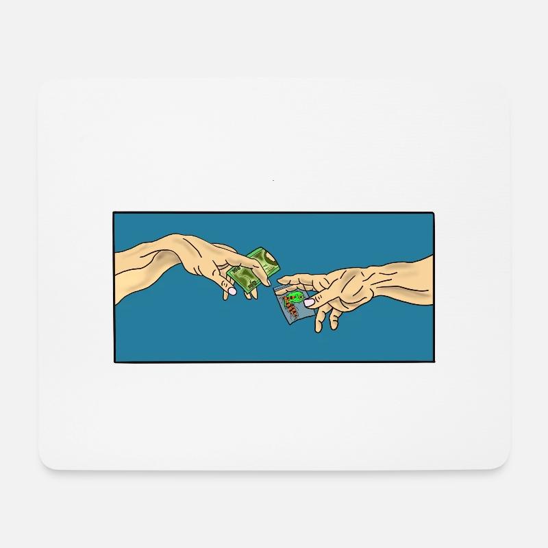 𝔰𝔱𝔯𝔢𝔞𝔪𝔢𝔯 𝔡𝔢𝔞𝔩𝔢𝔯. - Mouse Pad (horizontal) - white