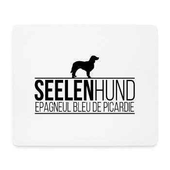 Epagneul Bleu de Picardie Seelenhund Hunde - Mousepad (Querformat) - Weiß - Vorne