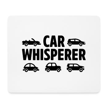 Car Whisperer Car Lover Car Mechanic Vehicle Techn - Mouse Pad (horizontal) - white - Front