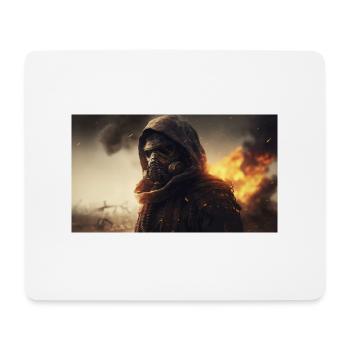 Man in the mask - Mouse Pad (horizontal) - white - Front