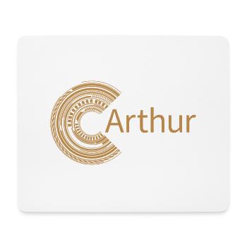 Pour Arthur - Tapis de souris (format paysage) - blanc - Devant