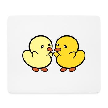Duckie and Duck YAY - Mouse Pad (horizontal) - white - Front