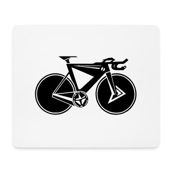 Road bike, gift idea for bike friends - Mouse Pad (horizontal) - white - Front