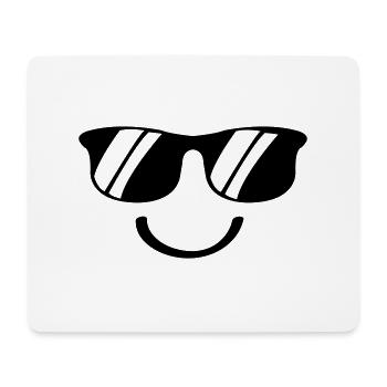 smile - Mousepad (Querformat) - Weiß - Vorne