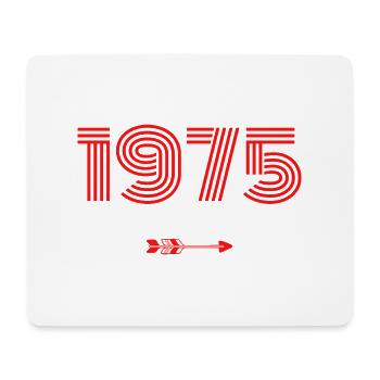 Born in 1975 - Mouse Pad (horizontal) - white - Front