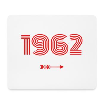 Born in 1962 - Mouse Pad (horizontal) - white - Front