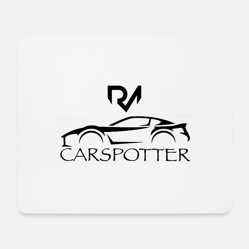 sw carspotter rm - Mousepad (Querformat) - Weiß
