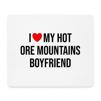 Erzgebirge Freund Beziehung Liebe - Mousepad (Querformat) - Weiß - Vorne