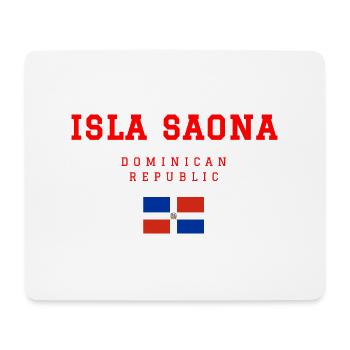 Isla Saona République dominicaine - Tapis de souris (format paysage) - blanc - Devant
