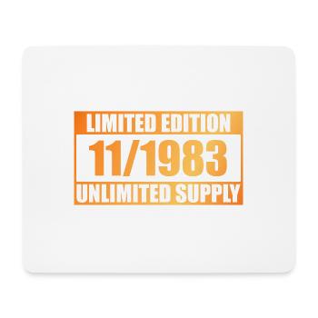 40th Anniversary Limited Edition - ꝏ Supply 11/1983 - Tapis de souris (format paysage) - blanc - Devant