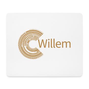 Für Willem - Mousepad (Querformat) - Weiß - Vorne