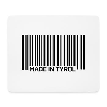 Made in Tyrol - Mousepad (Querformat) - Weiß - Vorne