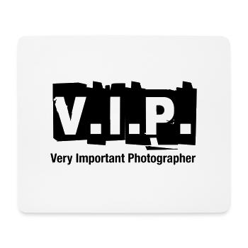 V.I.P. Very Important Photographer - Mouse Pad (horizontal) - white - Front