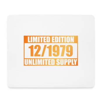 44e anniversaire édition limitée - ꝏ approvisionnement 12/1979 - Tapis de souris (format paysage) - blanc - Devant