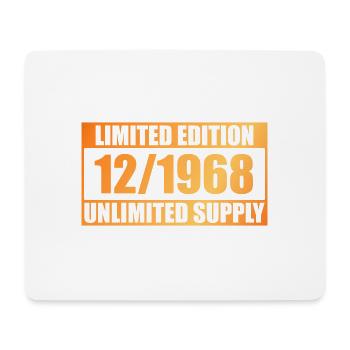 55th Birthday Limited Edition - ꝏ Supply 12/1968 - Mouse Pad (horizontal) - white - Front