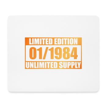 40th Birthday Limited Edition - ꝏ Supply 01/1984 - Mouse Pad (horizontal) - white - Front