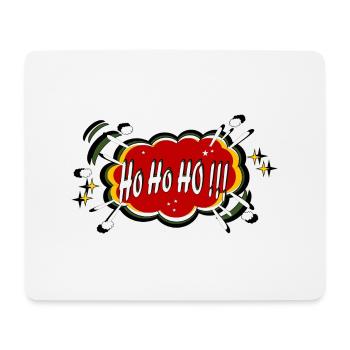 Ho Ho Ho Christmas - Mouse Pad (horizontal) - white - Front