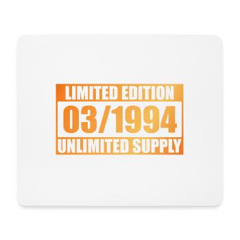 Édition limitée 30e anniversaire - ꝏ Supply 03/1994 - Tapis de souris (format paysage) - blanc - Devant