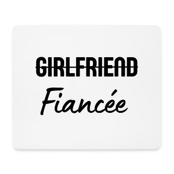 Freundin Verlobte - Mousepad (Querformat) - Weiß - Vorne