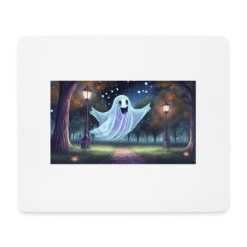 Ghost - Junge niedliche kleine Monster - Mousepad (Querformat) - Weiß - Vorne