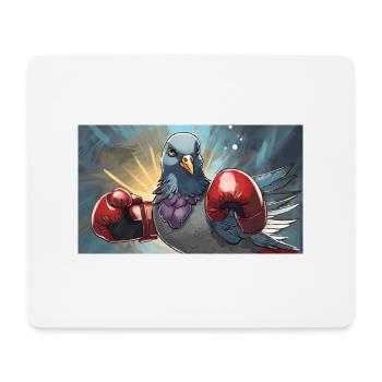 Pun ambiguous expression Taubenschlag pigeon loft - Mouse Pad (horizontal) - white - Front