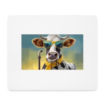 Pun ambiguous expression – Blinde Kuh (blind cow) - Mouse Pad (horizontal) - white - Front