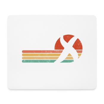 Gen X sunset - Blanc - Tapis de souris (format paysage) - blanc - Devant