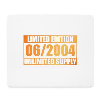 20. Geburtstag Limited Edition - ꝏ Supply 06/2004 - Mousepad (Querformat) - Weiß - Vorne