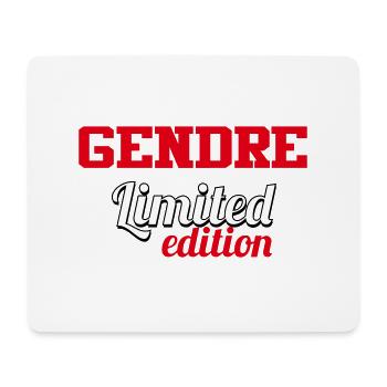 GENDRE LIMITED EDITION - Mousepad (Querformat) - Weiß - Vorne