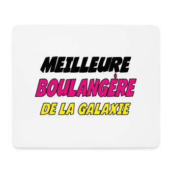 MEILLEURE boulangère DE LA GALAXIE - Tapis de souris (format paysage) - blanc - Devant