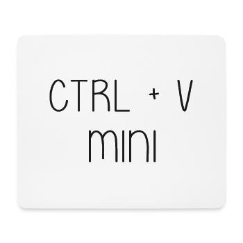 Strg + V Kind-Baby - Mousepad (Querformat) - Weiß - Vorne