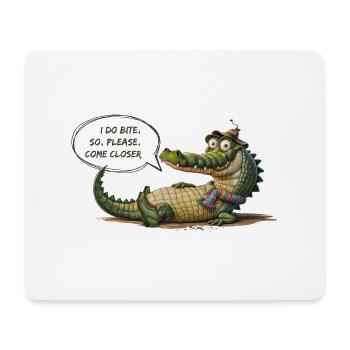 Entspannter Rex - Mousepad (Querformat) - Weiß - Vorne