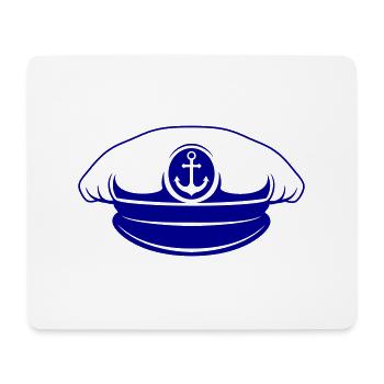 matrosen mütze - Mousepad (Querformat) - Weiß - Vorne