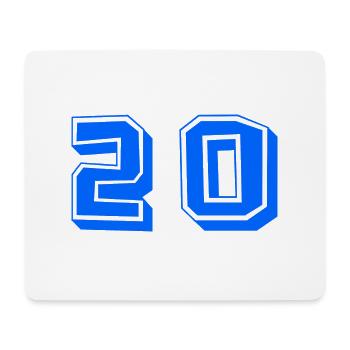 20. 20 YEARS. 20th ANNIVERSARY. 20 YEARS ANNIVERSARY. - Mouse Pad (horizontal) - white - Front