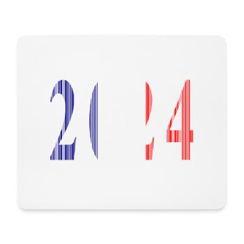 2024 Bleu Blanc Rouge - Tapis de souris (format paysage) - blanc - Devant