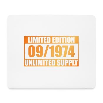 50th Birthday Limited Edition - ꝏ Supply 09/1974 - Mouse Pad (horizontal) - white - Front