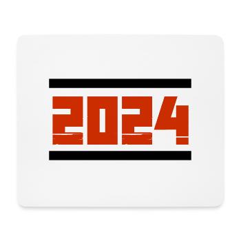 2024 - Mousepad (Querformat) - Weiß - Vorne