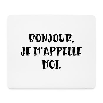 jeune homme du temps passé - Tapis de souris (format paysage) - blanc - Devant