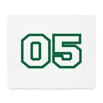 Nummer 5 Green Sport - Mousepad (Querformat) - Weiß - Vorne