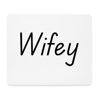 Ehefrau - Mousepad (Querformat) - Weiß - Vorne