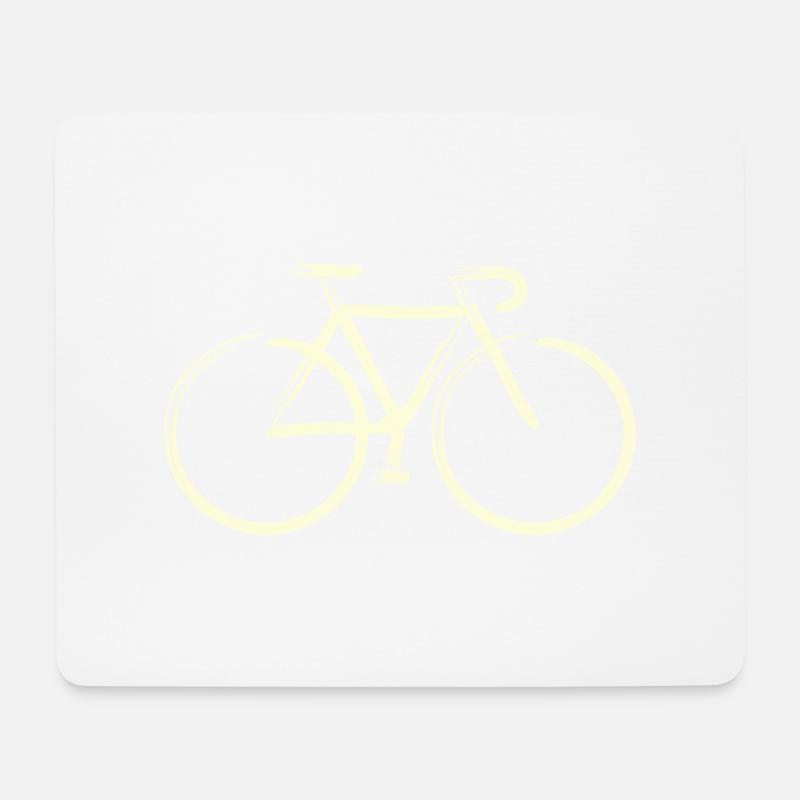 Creme-Striche - Mousepad (Querformat) - Weiß