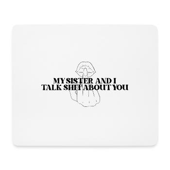 Sprüche - Mousepad (Querformat) - Weiß - Vorne