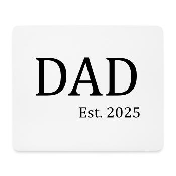 Papa Est 2025 - Tapis de souris (format paysage) - blanc - Devant