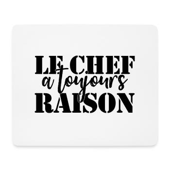 Chef is always right - Mouse Pad (horizontal) - white - Front