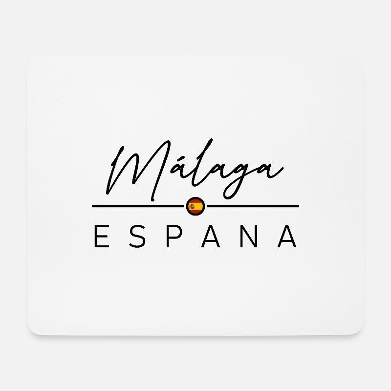 Spain - Málaga - Malaga - Spanien - Espana - Mousepad (Querformat) - Weiß