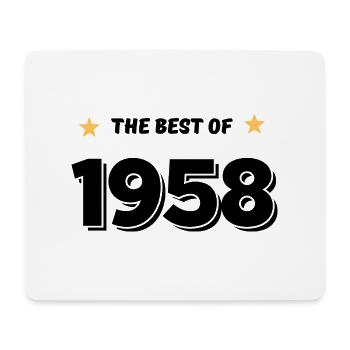 Best of 1958 - Mouse Pad (horizontal) - white - Front