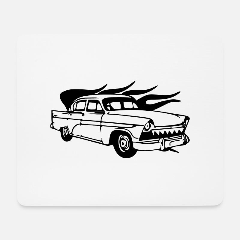 oldtimer - Mousepad (Querformat) - Weiß