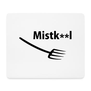 Pferd - Mouse Pad (horizontal) - white - Front