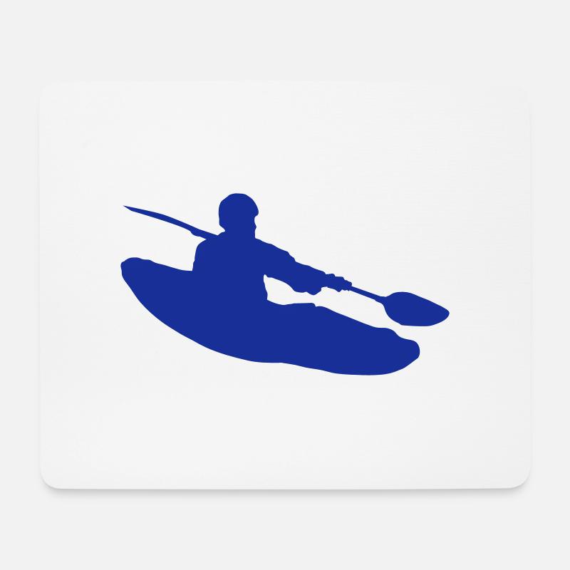 kayak - Mouse Pad (horizontal) - white