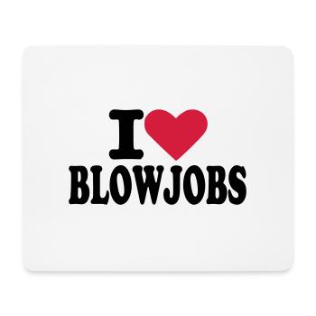 Blowjobs - Sex - Mouse Pad (horizontal) - white - Front